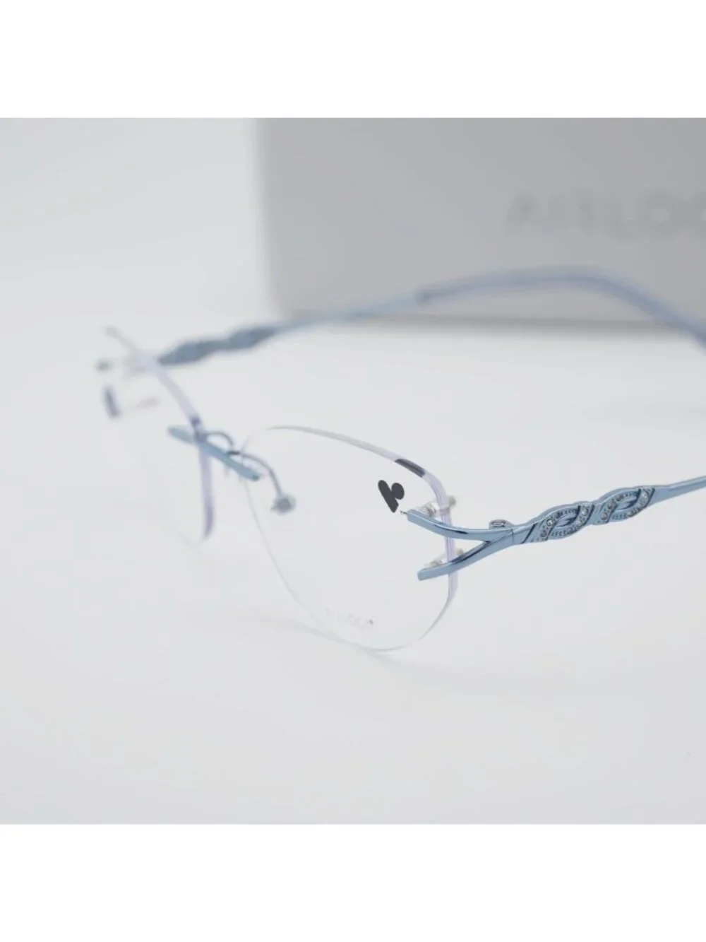 Airlock AIRLOCK JADE 201 407 Cat Eye Eyeglasses 52mm – Light Blue